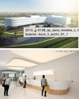 Ruwbouw nieuwe ziekenhuis AZ Zeno Knokke-Heist is af 
